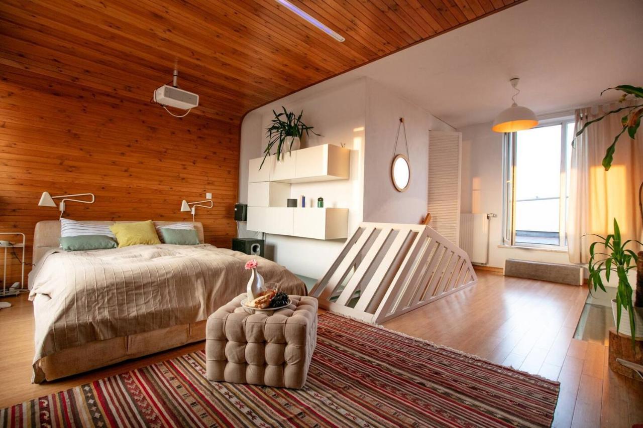 Dwupoziomowy, Rodzinny Apartament. Ochrona, Garaz. Варшава Екстериор снимка