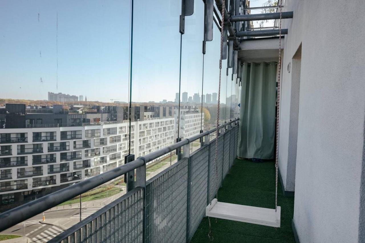 Dwupoziomowy, Rodzinny Apartament. Ochrona, Garaz. Варшава Екстериор снимка